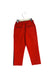 A Red Casual Pants from Ferrari in size 6T for girl. (Back View)