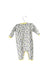 A Grey Long Sleeve Jumpsuits from Petit Bateau in size 3-6M for boy. (Back View)