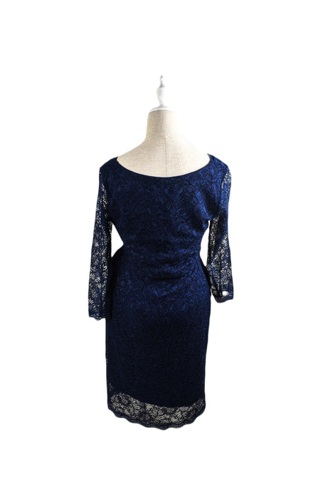 A Navy Long Sleeve Dresses from Tiffany Rose in size M for maternity. (Back View)