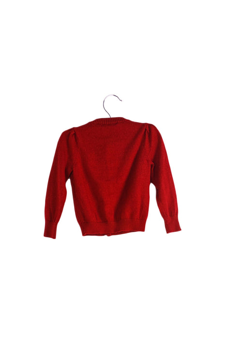 A Red Cardigans from Nicholas & Bears in size 12-18M for girl. (Back View)