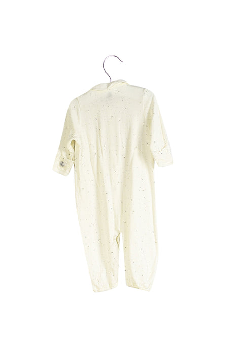 A White Long Sleeve Jumpsuits from Petit Bateau in size 3-6M for boy. (Back View)