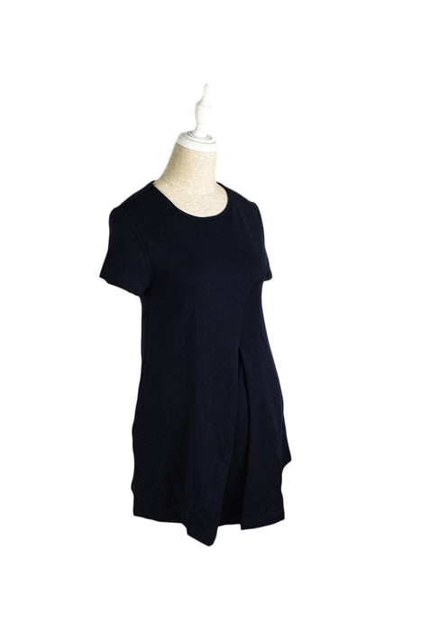 A Navy Short Sleeve Tops from Mayarya in size XS for maternity. (Front View)
