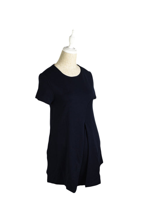 A Navy Short Sleeve Tops from Mayarya in size XS for maternity. (Front View)