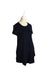 A Navy Short Sleeve Tops from Mayarya in size XS for maternity. (Front View)
