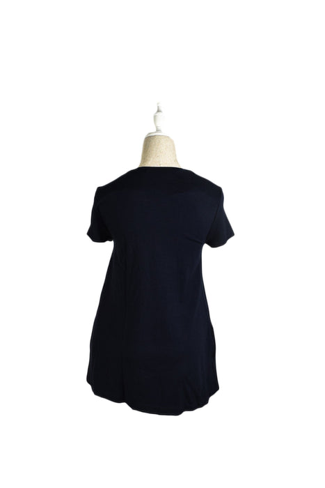 A Navy Short Sleeve Tops from Mayarya in size XS for maternity. (Back View)