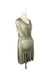 A Grey Sleeveless Dresses from Dote in size M for maternity. (Front View)