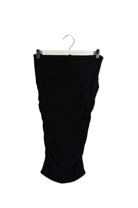 A Black Mid Skirts from Isabella Oliver in size XS for maternity. (Front View)
