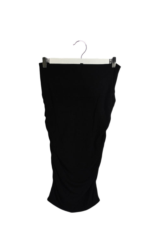 A Black Mid Skirts from Isabella Oliver in size XS for maternity. (Front View)
