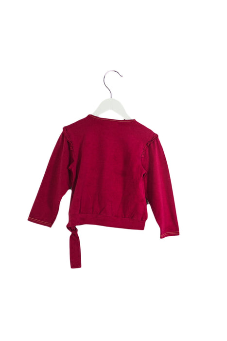 A Pink Long Sleeve Tops from DKNY in size 3T for girl. (Back View)