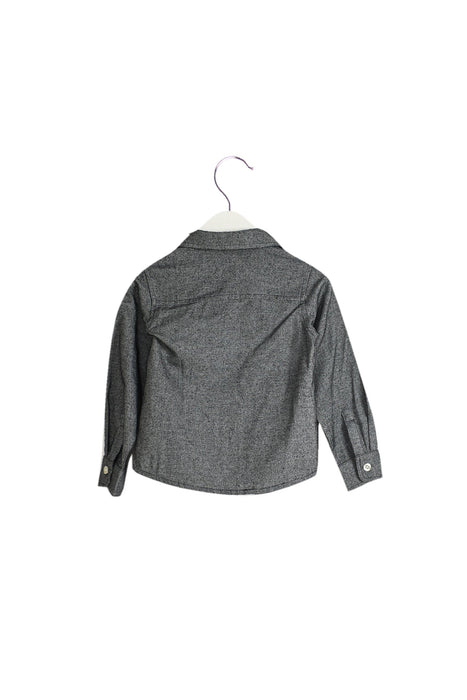 A Grey Shirts from Chickeeduck in size 12-18M for boy. (Back View)