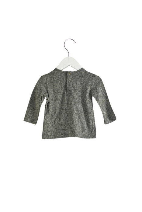 A Grey Long Sleeve Tops from Little Marc Jacobs in size 6-12M for girl. (Back View)