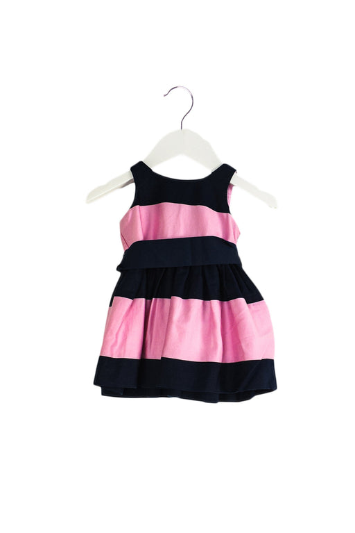 A Navy Dress Sets from Ralph Lauren in size 0-3M for girl. (Front View)