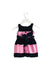 A Navy Dress Sets from Ralph Lauren in size 0-3M for girl. (Back View)