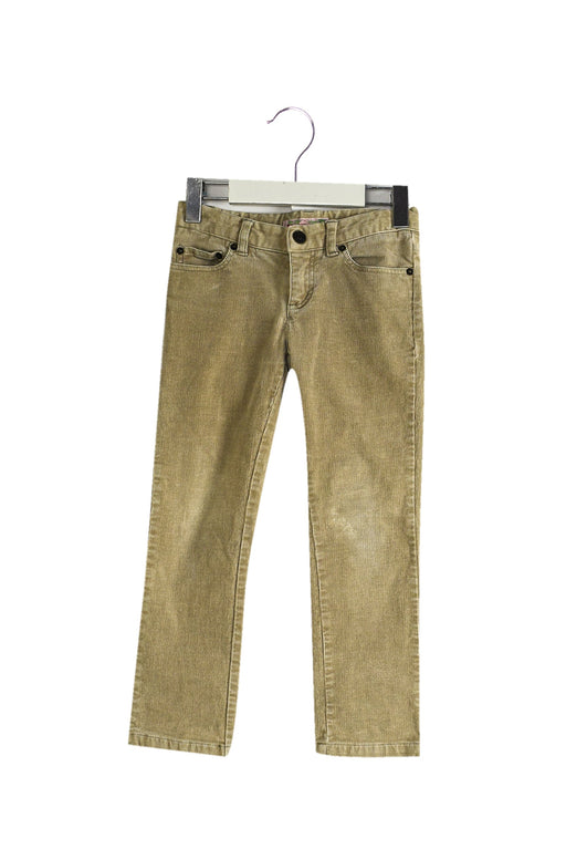 A Taupe Casual Pants from Bonpoint in size 4T for girl. (Front View)