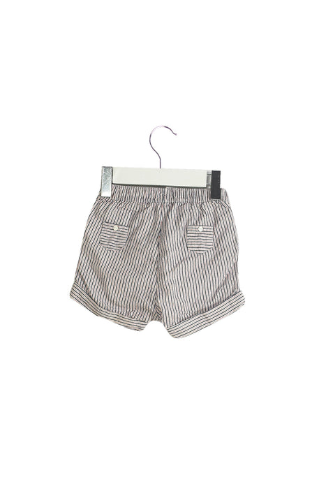 A Red Shorts from Cyrillus in size 3-6M for girl. (Back View)