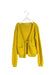 A Yellow Cardigans from Bonpoint in size 8Y for girl. (Front View)
