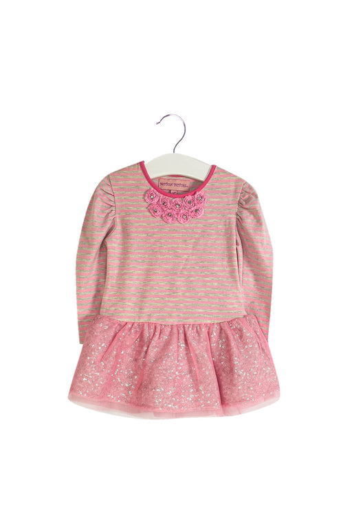 A Pink Long Sleeve Dresses from Motion Picture in size 12-18M for girl. (Front View)