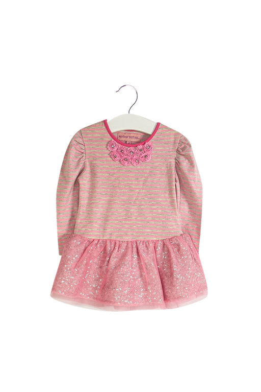 A Pink Long Sleeve Dresses from Motion Picture in size 12-18M for girl. (Front View)