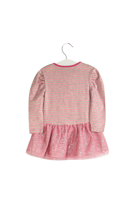 A Pink Long Sleeve Dresses from Motion Picture in size 12-18M for girl. (Back View)