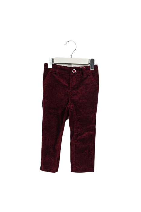 A Burgundy Casual Pants from Motion Picture in size 12-18M for girl. (Front View)
