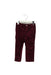A Burgundy Casual Pants from Motion Picture in size 12-18M for girl. (Front View)