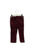 A Burgundy Casual Pants from Motion Picture in size 12-18M for girl. (Back View)
