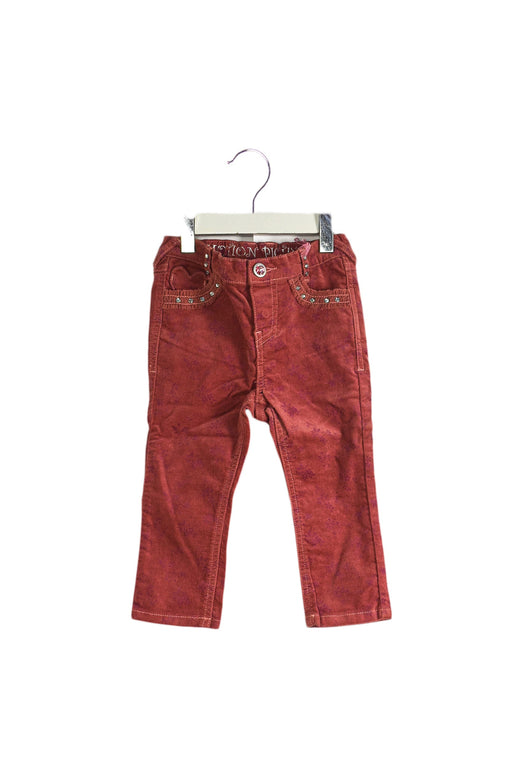 A Pink Casual Pants from Motion Picture in size 12-18M for girl. (Front View)