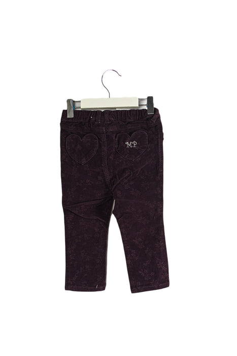 A Purple Casual Pants from Motion Picture in size 12-18M for girl. (Back View)
