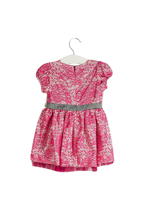 A Pink Short Sleeve Dresses from Motion Picture in size 12-18M for girl. (Back View)