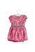 A Pink Short Sleeve Dresses from Motion Picture in size 12-18M for girl. (Back View)