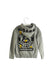 A Grey Zippered Sweatshirts from Sugarman in size 6-12M for boy. (Back View)