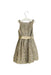 A Grey Sleeveless Dresses from Polo Ralph Lauren in size 3T for girl. (Back View)