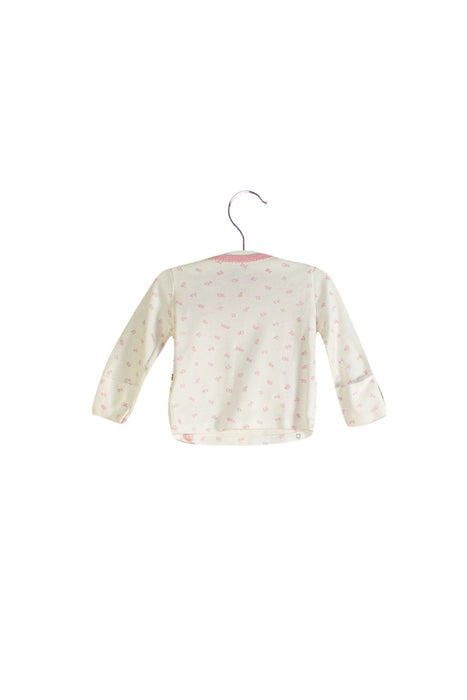 A White Long Sleeve Tops from Ralph Lauren in size 0-3M for girl. (Back View)