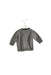 A Grey Crewneck Sweatshirts from Petit Bateau in size 3-6M for boy. (Back View)