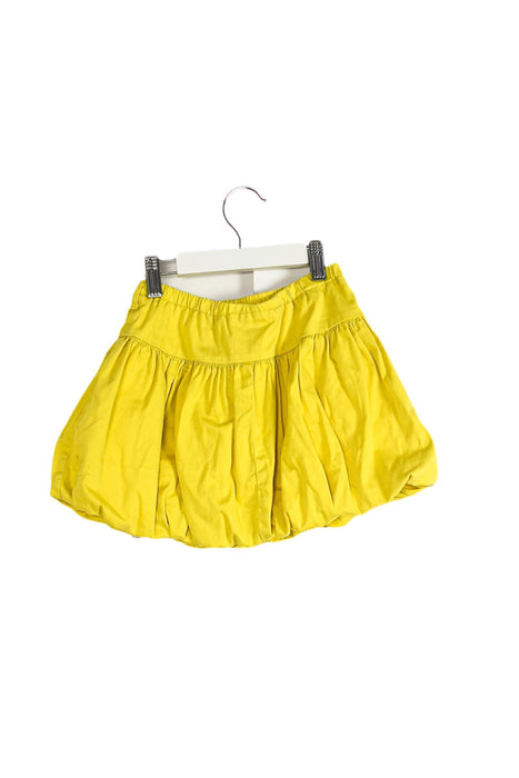 A Yellow Short Skirts from Elsy in size 5T for girl. (Back View)