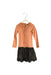 A Orange Long Sleeve Dresses from Sophie Catalou in size 5T for girl. (Front View)