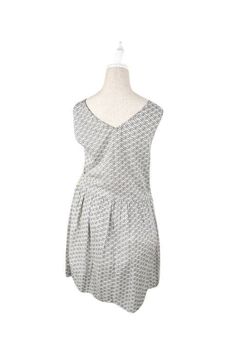 A Black Sleeveless Dresses from Pomkin in size S for maternity. (Back View)