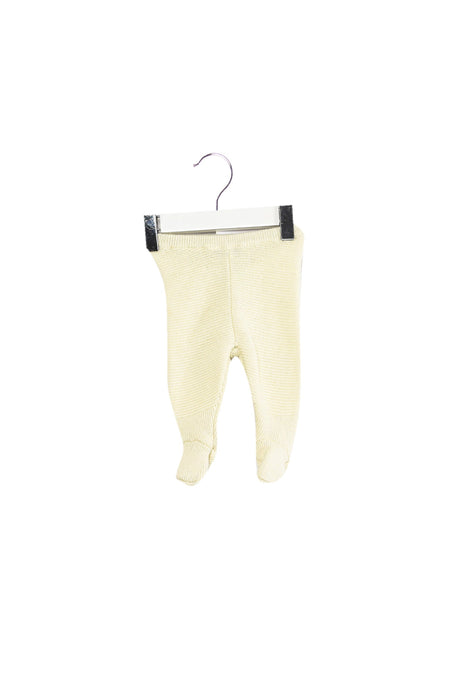 A Ivory Casual Pants from Jacadi in size 0-3M for neutral. (Front View)