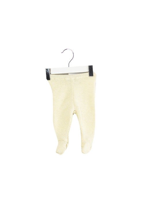 A Ivory Casual Pants from Jacadi in size 0-3M for neutral. (Front View)