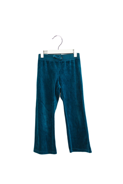 A Teal Sweatpants from Juicy Couture in size 4T for girl. (Front View)