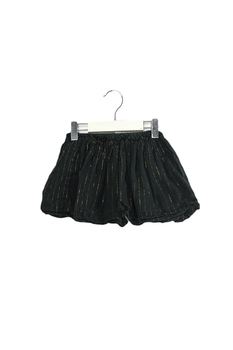 A Green Short Skirts from Moon Paris in size 4T for girl. (Front View)
