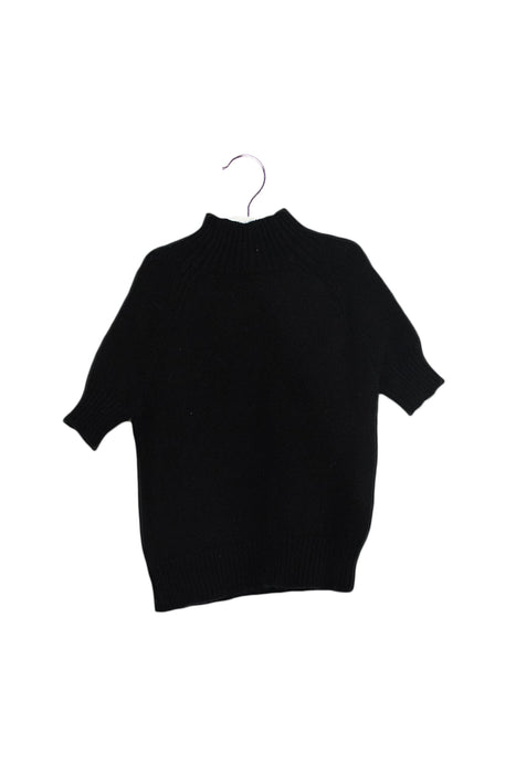 A Black Knit Sweaters from Bonpoint in size 4T for girl. (Front View)