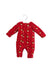 A Red Onesies from Chickeeduck in size 12-18M for neutral. (Front View)