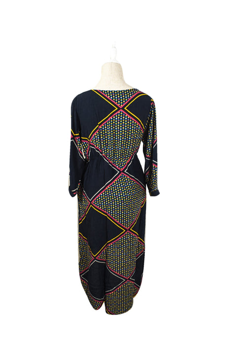 A Navy Long Sleeve Dresses from Mamalicious in size S for maternity. (Back View)