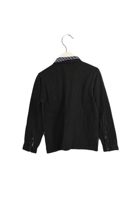 A Grey Long Sleeve Polos from Armani in size 8Y for boy. (Back View)