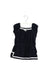 A Navy Short Sleeve Dresses from Janie & Jack in size 6-12M for girl. (Front View)