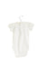 A White Short Sleeve Bodysuits from Jacadi in size 0-3M for girl. (Back View)