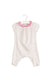 A Pink Rompers from Jacadi in size 0-3M for girl. (Front View)