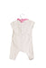 A Pink Rompers from Jacadi in size 0-3M for girl. (Back View)