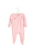 A Pink Long Sleeve Jumpsuits from Ralph Lauren in size 3-6M for girl. (Front View)